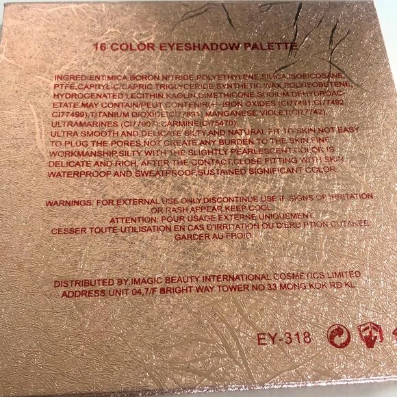 IMAGIC professional 16 colour Eyeshadow Palette - Picture 6 of 6